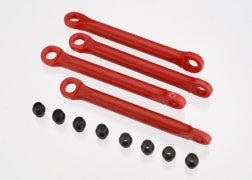 Traxxas 7018 Push rod (molded composite) (4)/ hollow balls (8) (1/16 Slash)