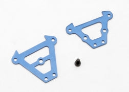 Traxxas 7023 Bulkhead tie bars, front & rear (blue-anodized aluminum)/ 2.5x6 CS (1)