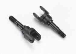 Traxxas 7054 Stub axle, steel (2)/ yokes (2) (assembled)