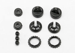 Traxxas 7065 Caps and spring retainers, GTR shock (upper cap (2)/ hollow balls (4)/ bottom cap (2)/ upper retainer (2)/ lower retainer (2)