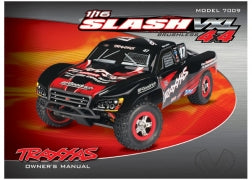 Traxxas 7098 Owners manual, 1/16 Slash 4WD VXL (model 7009)