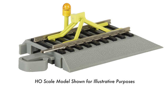 Bachmann 44858 Lighted Bumper with Flashing LED - E-Z Track(R) N Scale