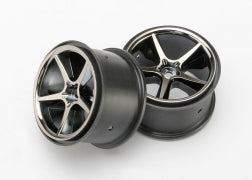 Traxxas 7172A Gemini Wheel (Black Chrome) (2)