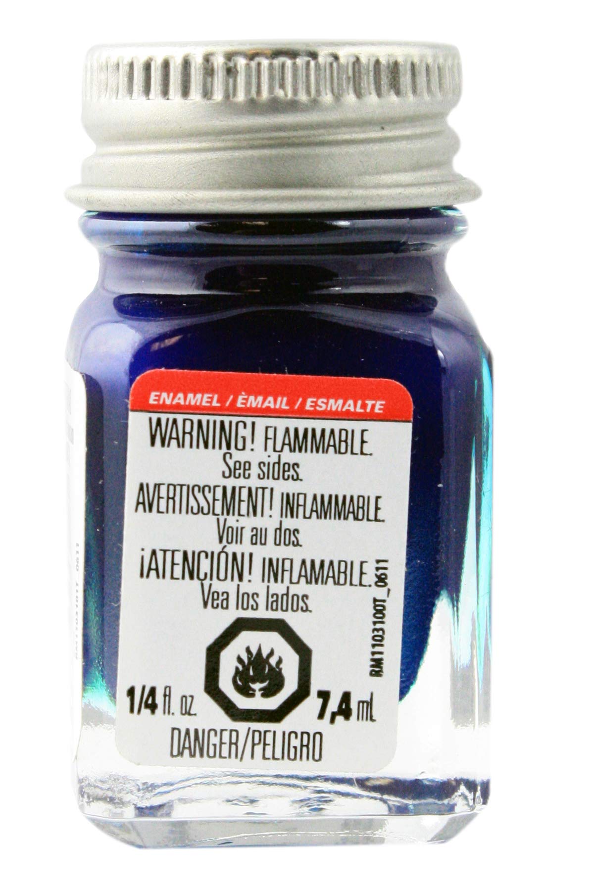 Testor 1539TT - Enamel 1/4 oz - Metal Flake Blue