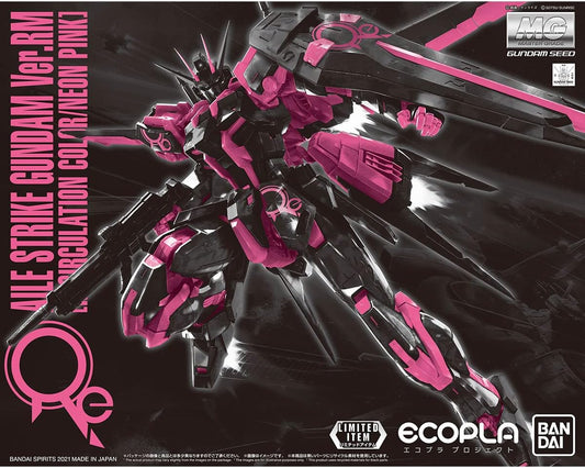 Bandai 5062960 MG 1/100 Aile Strike Gundam Ver. RM [Recirculation/Neon Pink] Mobile Suit Gundam Seed