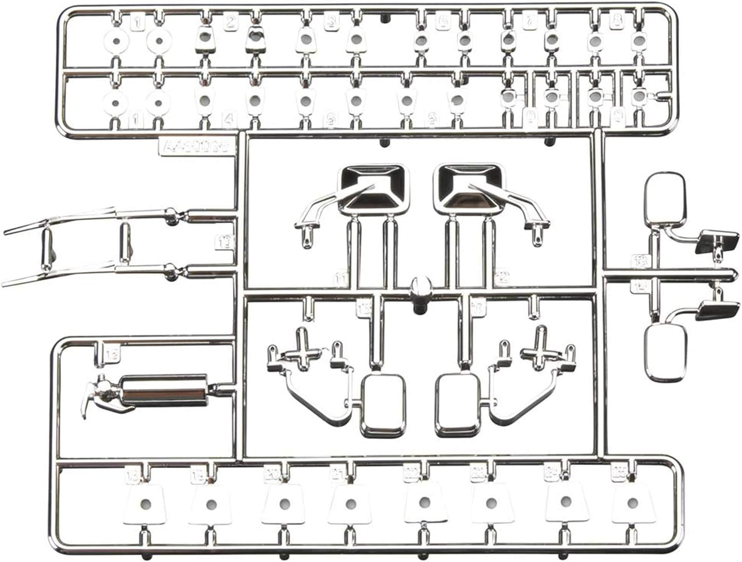 AXIAL AX80048 Chrome Exterior Detail Parts Tree