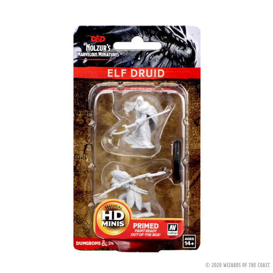 WIZKIDS 72641 D&D: Nolzur's Marvelous Unpainted Miniatures -W4-Elf Male Druid