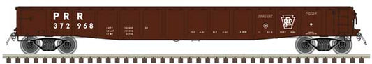 Atlas 50006412 ACF 70-Ton 52' Gondola - Ready to Run - Master(R) -- Pennsylvania Railroad #373070 (Boxcar Red, white, Plain Keystone) N Gauge