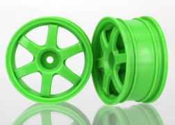 Traxxas 7374A 1.9" Green Volk Racing TE37 Wheels (2)