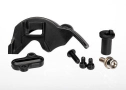 Traxxas 7379R Cover, gear/motor plate access cover/ motor mount hinge post / 3x10mm CS w/split and flat washers (1) / 2.5x4mm CS (2) / 3x8mm BCS (1) (for 550 motors)