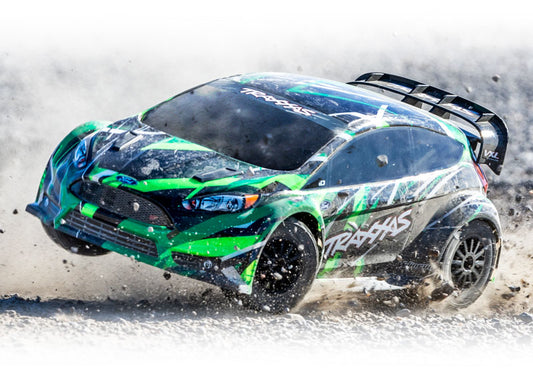 Traxxas 74276-4-GRN Ford Fiesta ST Rally VXL 4X4 Green