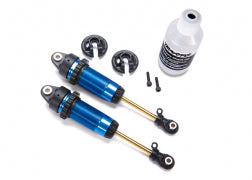 Traxxas 7462 Shocks, GTR xx-long blue-anodized