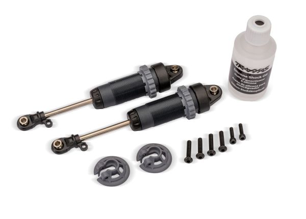 Traxxas 7462-STGRY 1/10 Steel-Gray XX-Long GTR Shocks (2)