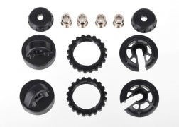 Traxxas 7468 Caps and spring retainers, GTR long/xx-long shock (upper cap (2)/ hollow balls (4)/ bottom cap (2)/ upper retainer (2)/ lower retainer (2))