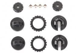 Traxxas 7468X Caps & spring retainers, GTR shock (2)