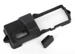 Traxxas 7524 Box, receiver/ ESC mount/ rubber plug/ adhesive foam tape (2)