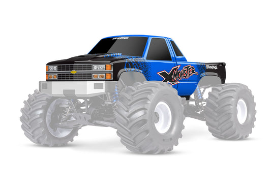 Traxxas 7697-BLUE Blue X-Monster Chevrolet GMT400 CK Truck Body
