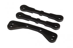 Traxxas 7726 Bulkhead tie bar, upper (1)/ lower (2) (steel)