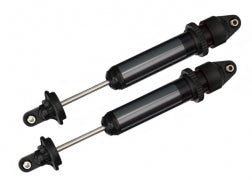 Traxxas 7761A Shocks, GTX, aluminum (black-anodized) (fully assembled w/o springs) (2)