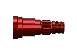 Traxxas 7768R Stub axle, aluminum, (red-anodized) (1) (for use only with #7750X or 7896 driveshaft)