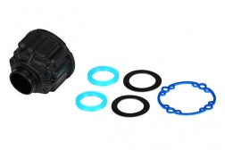Traxxas 7781 Carrier, differential/ x-ring gaskets (2)/ ring gear gasket/ 16X23.5X.5 TW
