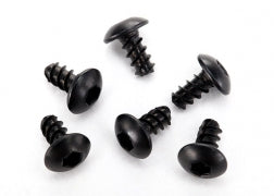 Traxxas 7944 Screws, 2.6x5mm button-head, self-tapping (hex drive) (6)