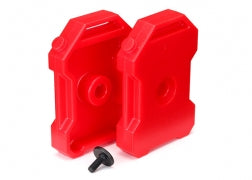 Traxxas 8022 Fuel canisters (red) (2)/ screw pin