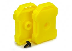 Traxxas 8022A Fuel canisters (yellow) (2)/ screw pin