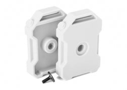 Traxxas 8022X Fuel canisters (white) (2)/ screw pin