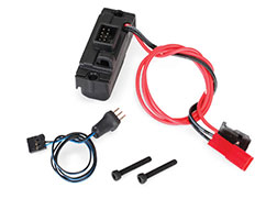 Traxxas 8028 LED lights, power supply (regulated, 3V, 0.5-amp)/ 3-in-1 wire harness