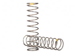 Traxxas 8042 Springs, shock (natural finish) (GTS) (0.22 rate, yellow stripe) (2)