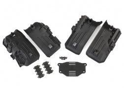 Traxxas 8072 Fenders, inner, front & rear (2 each)/ rock light covers (8)/ battery plate/ 3x8 flathead screws (4)