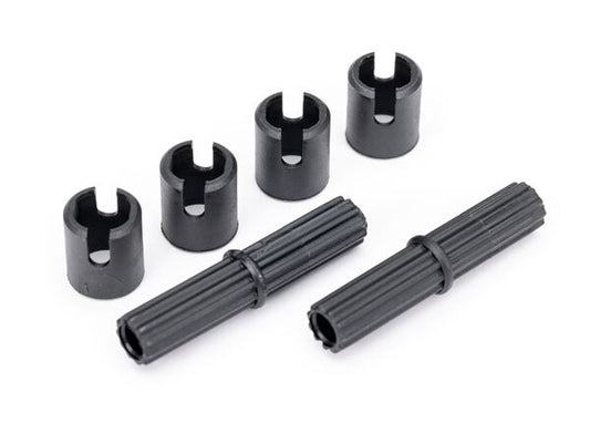 Traxxas 8139 Center Half Shafts (2) & Drive Cups (4)
