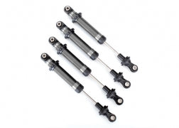 Traxxas 8160 Shocks, GTS, silver aluminum (assembled without springs) (4) (for use with #8140 TRX-4® Long Arm Lift Kit)