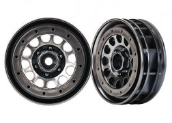 Traxxas 8173 1.9" Black Chrome Beadlock Method Wheels (2)