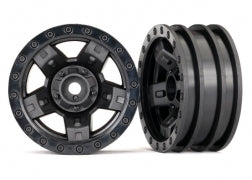 Traxxas 8178 TRX-4 Sport 1.9" Wheels (Black) (2)