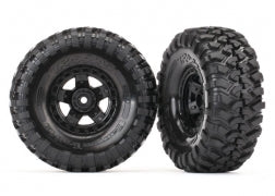 Traxxas 8179 Tires & wheels, assembled, glued (TRX-4® Sport 1.9" wheels, Canyon Trail 4.6x1.9" tires) (2)