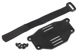 Traxxas 8223 Battery plate/ battery strap/ 3x8 flat-head screws (4) (requires #8072 inner fenders)