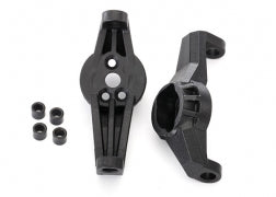 Traxxas 8232 Caster blocks ( portal drive), left & right/ kingpin bushings (4)