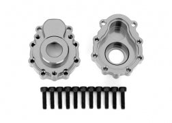 Traxxas 8251A Portal housings, outer, 6061-T6 aluminum ( charcoal gray-anodized) (2)/ 2.5x10 CS (12)