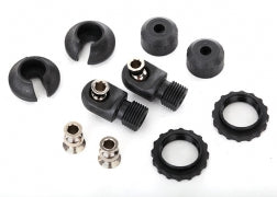 Traxxas 8264 Caps & spring retainers, GTS shocks ( upper cap (2)/ hollow balls (4)/ bottom cap (2)/ upper retainer (2)/ lower retainer (2))