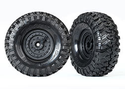 Traxxas 8273 Tires & wheels, assembled, glued (Tactical 1.9" wheels, Canyon Trail 4.6x1.9" tires) (2)