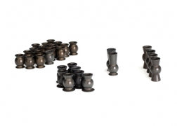 Traxxas 8274 Hollow ball set, complete, TRX-4® (aluminum, PTFE-coated)