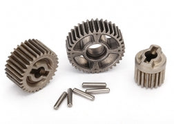 Traxxas 8293X Gear set, transmission, metal (includes 18T, 30T input gears, 36T output gear, 2x10.3 pins (5))