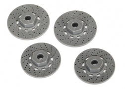 Traxxas 8356 Wheel hubs, hex (disc brake rotors) (4)