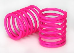 Traxxas 8362P Spring, shock (pink) (3.7 rate) (2)