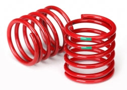 Traxxas 8363 Spring, shock (red) (4.075 rate, green stripe) (2)