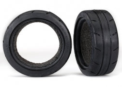 Traxxas 8369 Tires, Response 1.9' Touring (front) (2)/ foam inserts (2)