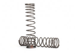 Traxxas 8443 Spring, shock, 139mm (natural finish) (GTR) (progressive, 0.937 rate, orange stripe) (2)