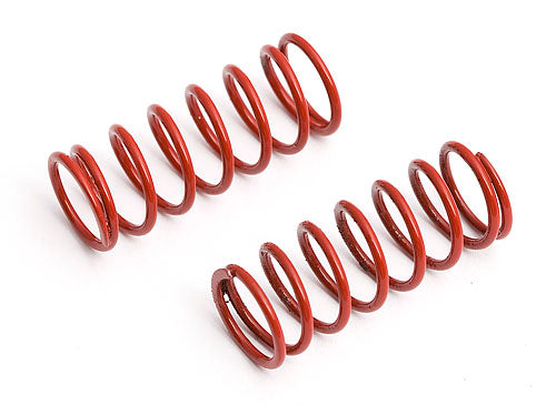 Associated 8454 VCS Shock Spring Set (Red - 14.0 Extra Hard) (2)